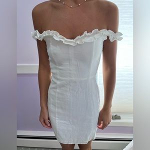 Bershka white dress